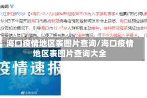 海口疫情地区表图片查询/海口疫情地区表图片查询大全