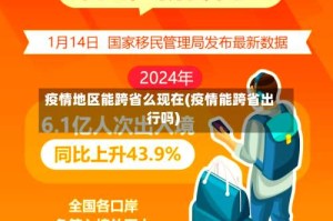 疫情地区能跨省么现在(疫情能跨省出行吗)