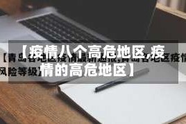 【疫情八个高危地区,疫情的高危地区】