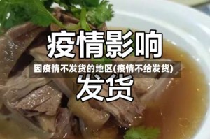 因疫情不发货的地区(疫情不给发货)