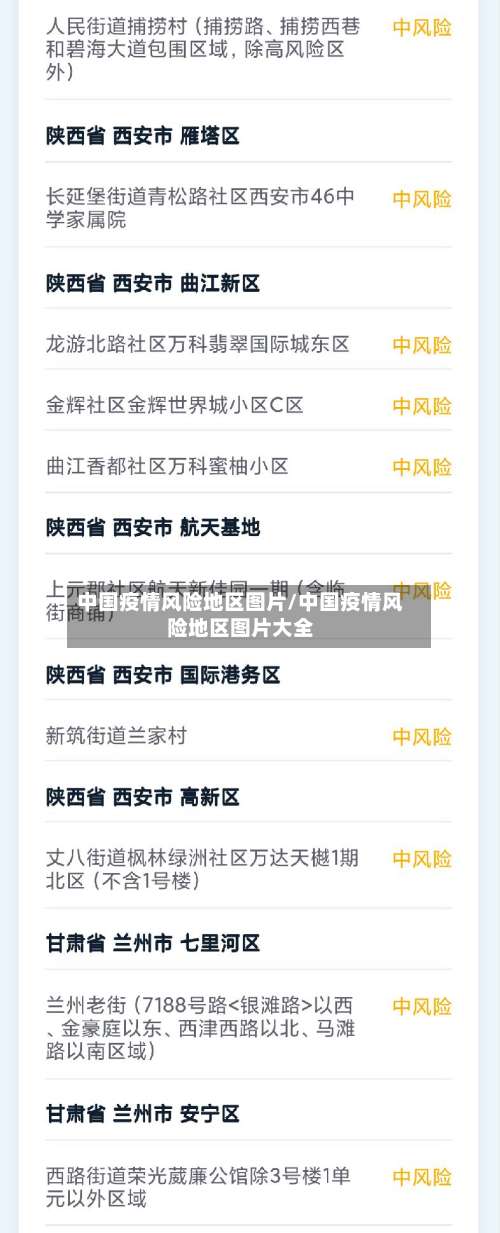 中国疫情风险地区图片/中国疫情风险地区图片大全-第2张图片