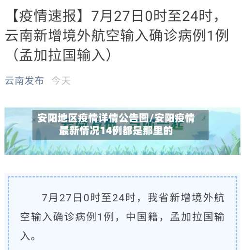 安阳地区疫情详情公告图/安阳疫情最新情况14例都是那里的-第1张图片