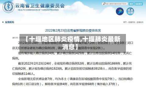 【十堰地区肺炎疫情,十堰肺炎最新消息】-第1张图片